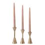 Candlesticks and candle holders - Eloisa Candle Holder, Brass, Metal Set of 3 - CREATIVE COLLECTION