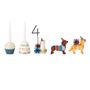 Decorative objects - Salve Birthday Decoration, White, Polyresin Set of 15 - BLOOMINGVILLE MINI