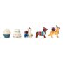 Decorative objects - Salve Birthday Decoration, White, Polyresin Set of 15 - BLOOMINGVILLE MINI