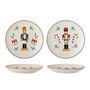 Everyday plates - Jolly Plate, Red, Stoneware Set of 2 - BLOOMINGVILLE