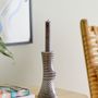 Candlesticks and candle holders - Raheem Candle Holder, Grey, Stoneware  - BLOOMINGVILLE MULTIBRAND HOUSE