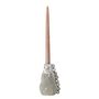 Candlesticks and candle holders - Souri Candle Holder, Grey, Stoneware - CREATIVE COLLECTION
