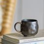 Mugs - Linne Cup, Brass, Stoneware  - CREATIVE COLLECTION