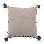 Cushions - Adiva Cushion, Grey, Cotton  - BLOOMINGVILLE