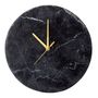Clocks - Jamin Wall Clock, Black, Marble  - BLOOMINGVILLE