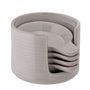Bols - Iris Bol, Gris, Grès Set of 5 - CREATIVE COLLECTION