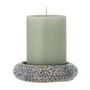 Candlesticks and candle holders - Oshin Candle Holder, Grey, Stoneware - BLOOMINGVILLE MULTIBRAND HOUSE