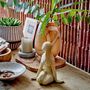 Candlesticks and candle holders - Oshin Candle Holder, Grey, Stoneware - BLOOMINGVILLE MULTIBRAND HOUSE