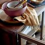 Kitchen utensils - Dahlia Serving Plate, Brown, Stoneware - CREATIVE COLLECTION