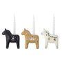 Candlesticks and candle holders - Siffer Candle Holder, White, Polyresin Set of 3 - BLOOMINGVILLE MULTIBRAND HOUSE