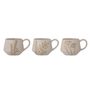 Tasses et mugs - Primrose Mug, Nature, Grès Set of 3 - CREATIVE COLLECTION