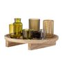 Bougeoirs et photophores - Sanga Plateau avec photophore, Nature, Verre Set of 8 - BLOOMINGVILLE MULTIBRAND HOUSE