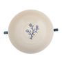Bowls - Cyrus Pedestal Bowl, Blue, Stoneware - CREATIVE COLLECTION