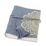 Office design and planning - Gamze Notebook, Blue, Suede  - BLOOMINGVILLE