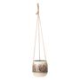 Flower pots - Rezan Flowerpot, Hanging, Nature, Stoneware  - BLOOMINGVILLE MULTIBRAND HOUSE
