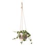 Flower pots - Rezan Flowerpot, Hanging, Nature, Stoneware  - BLOOMINGVILLE MULTIBRAND HOUSE