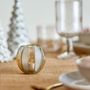 Candlesticks and candle holders - Felisia Votive, Gold, Recycled Glass - BLOOMINGVILLE MULTIBRAND HOUSE
