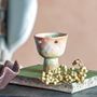 Candlesticks and candle holders - Loren Votive, Brown, Stoneware - CREATIVE COLLECTION