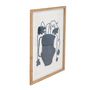 Other wall decoration - Veera Illustration w/ Frame, Nature, Firwood - BLOOMINGVILLE MULTIBRAND HOUSE