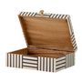 Storage boxes - Neoma Box w/Lid, Black, Resin  - BLOOMINGVILLE