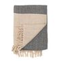 Throw blankets - Matt Throw, Grey, Recycled Cotton  - BLOOMINGVILLE