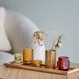 Candlesticks and candle holders - Sanga Tray w/Votive, Brown, Glass Set of 6 - BLOOMINGVILLE MULTIBRAND HOUSE