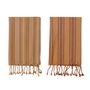 Brushes - Elyza Kitchen Towel, Brown, Cotton Pack of 2 - CREATIVE COLLECTION