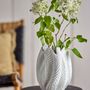 Vases - Besa Vase, White, Stoneware - CREATIVE COLLECTION