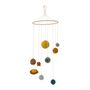 Objets de décoration - Space Mobile, Jaune, Laine - BLOOMINGVILLE MINI