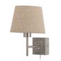 Wall lamps - Stellio Wall Lamp, Nature, Linen  - BLOOMINGVILLE