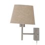 Wall lamps - Stellio Wall Lamp, Nature, Linen  - BLOOMINGVILLE