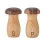 Kitchen utensils - Rahim Salt & Pepper Shaker Set, Brown, Rubberwood - BLOOMINGVILLE MULTIBRAND HOUSE