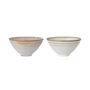 Bowls - Masami Bowl, White, Stoneware Set of 2 - BLOOMINGVILLE MULTIBRAND HOUSE