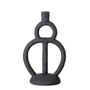 Candlesticks and candle holders - Ramina Candle Holder, Black, Polyresin - BLOOMINGVILLE MULTIBRAND HOUSE