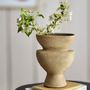 Vases - Cristel Deco Vase, Nature, Terracotta  - BLOOMINGVILLE MULTIBRAND HOUSE
