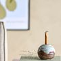 Candlesticks and candle holders - Paula Candle Holder, Brown, Stoneware - BLOOMINGVILLE MULTIBRAND HOUSE