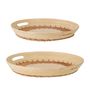 Kitchen utensils - Lany Serving Tray, Nature, Bamboo Set of 2 - BLOOMINGVILLE MULTIBRAND HOUSE