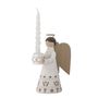 Bougeoirs et photophores  - Abba Bougeoir, Blanc, Polyrésine Set of 4 - BLOOMINGVILLE MULTIBRAND HOUSE