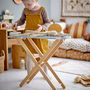 Jouets enfants - Sande Jouet table de repassage & fer à repasser, Blue, FSC® 100% , Pine Set of 2 - BLOOMINGVILLE MINI