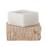 Bougeoirs et photophores - Juta Photophore et bougeoir, Nature, Travertin - BLOOMINGVILLE MULTIBRAND HOUSE