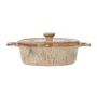 Couverts & ustensiles de cuisine - Aram Plat au four avec couvercle, Gris, Grès  - BLOOMINGVILLE MULTIBRAND HOUSE