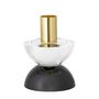Candlesticks and candle holders - Etel Candle Holder, White, Glass - BLOOMINGVILLE
