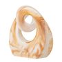 Decorative objects - Swirl Deco, Brown, Polyresin  - BLOOMINGVILLE MULTIBRAND HOUSE