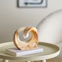 Decorative objects - Swirl Deco, Brown, Polyresin  - BLOOMINGVILLE MULTIBRAND HOUSE