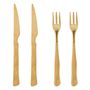 Couverts & ustensiles de cuisine - Ollin Couverts à steak, Or, Acier inoxydable Set of 4 - BLOOMINGVILLE MULTIBRAND HOUSE