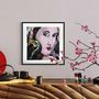 Homewear textile - Tirage d'art Ania (50 x 50 cm) - JALUSTOWSKI.DESIGN