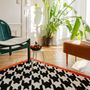 Design carpets - Houndstooth Tufted Wool Rug - COLORTHERAPIS