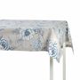 Table linen - Tablecloth Blossom Blue - 130 cm x 250 cm - ROSEBERRY HOME