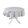 Table linen - Tablecloth Blossom Blue round - ⌀ 160 cm - ROSEBERRY HOME