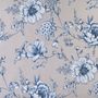 Table linen - Tablecloth Blossom Blue round - ⌀ 160 cm - ROSEBERRY HOME